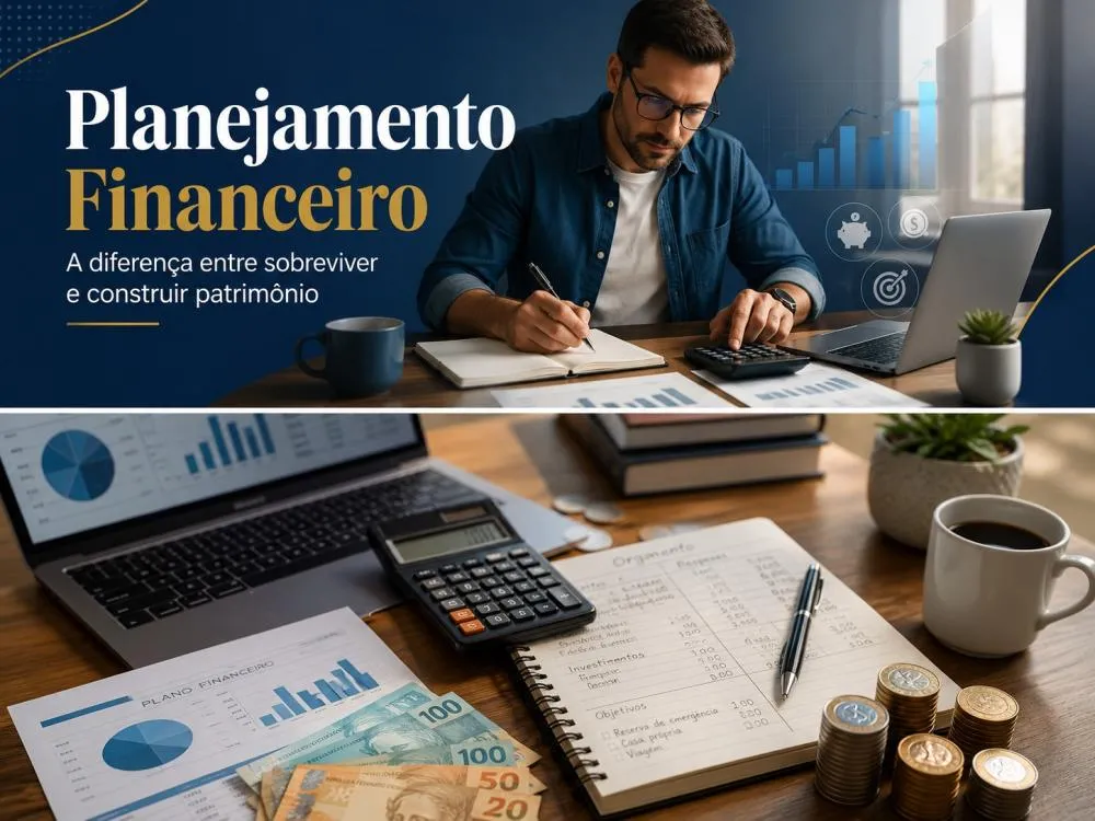 Planejamento financeiro: a diferença entre sobreviver e construir patrimônio